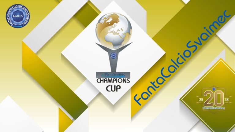 Lo sfondo della FantaSvaimec Champions Cup
