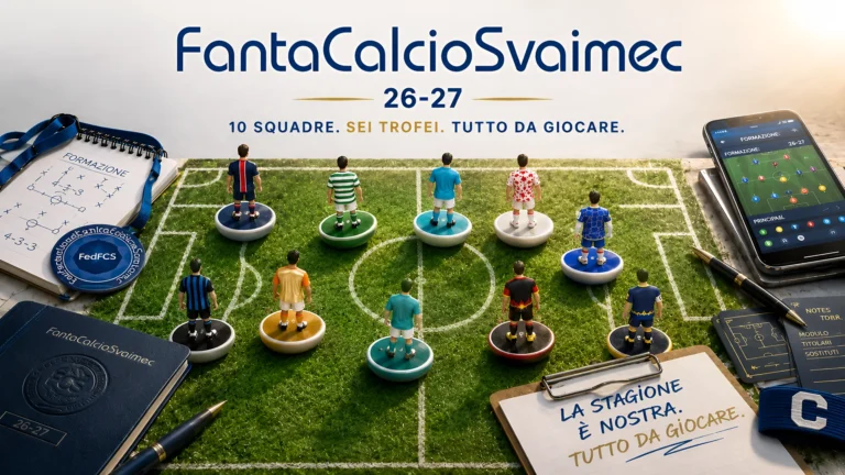 FantaCalcioSvaimec 26-27 - 10 squadre, sei trofei